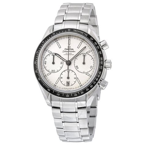 men's stainless steel omega speedmaster automatic chronometer|omega speedmaster automatic price.